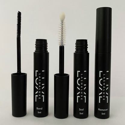 DOMINIQUE DIY LASH extensions KIT – Complete Set with Lashes, Bond, Seal, Remover & Applicator