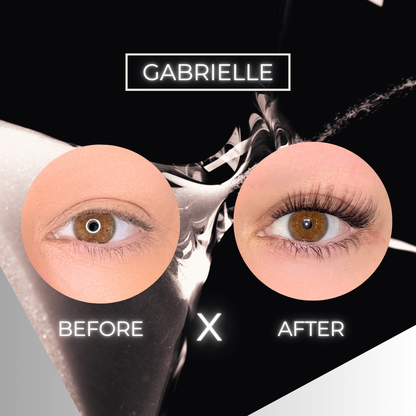 LASHALUXE | GABRIELLE Lash Extensions Set – Bold, Glamorous Volume
